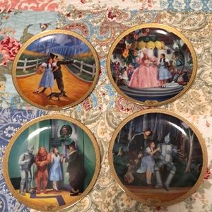 Wizard of Oz Collector Bradford Exchange 4 Plates